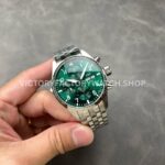BLS Factory IWC Pilot Chronograph IW388104 41mm Full Steel Strap Arabic Numerals Green Dial (1) BLS Factory IWC Pilot Chronograph IW388104 41mm Full Steel Strap Arabic Numerals Green Dial