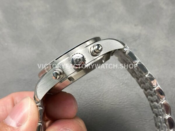 BLS Factory IWC Pilot Chronograph IW388104 41mm Full Steel Strap Arabic Numerals Green Dial (10) BLS Factory IWC Pilot Chronograph IW388104 41mm Full Steel Strap Arabic Numerals Green Dial