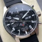 BLS Factory IWC Pilot Chronograph IW388111 41mm Arabic Numerals Black Dial (1) BLS Factory IWC Pilot Chronograph IW388111 41mm Arabic Numerals Black Dial
