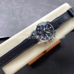 BLS Factory IWC Pilot Chronograph IW388111 41mm Leather Strap Arabic Numerals Black Dial (3) BLS Factory IWC Pilot Chronograph IW388111 41mm Leather Strap Arabic Numerals Black Dial