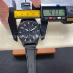 BLS Factory IWC Pilot Chronograph Top Gun IW388106 41mm Ceramic Leather Strap Black Dial (10) BLS Factory IWC Pilot Chronograph Top Gun IW388106 41mm Ceramic Leather Strap Black Dial