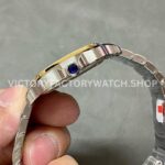 BV Factory Cartier Santos W2SA0007 35.1mm Yellow Gold Steel Roman Numerals White Dial (4) BV Factory Cartier Santos W2SA0007 35.1mm Yellow Gold Steel Roman Numerals White Dial