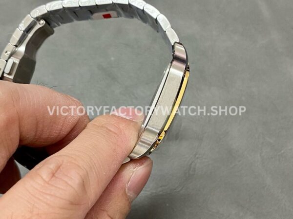 BV Factory Cartier Santos W2SA0007 35.1mm Yellow Gold Steel Roman Numerals White Dial (6) BV Factory Cartier Santos W2SA0007 35.1mm Yellow Gold Steel Roman Numerals White Dial