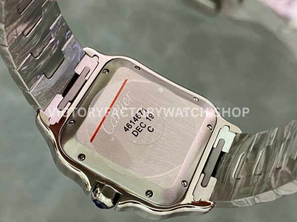 BV Factory Cartier Santos W2SA0009 39.8mm Yellow Gold Bezel Roman Numerals White Dial (1) BV Factory Cartier Santos W2SA0009 39.8mm Yellow Gold Bezel Roman Numerals White Dial