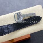 BV Factory Cartier Santos W2SA0030 39.8mm Yellow Gold Bezel Leather Strap Roman Numerals Grey Dial