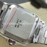 BV Factory Cartier Santos W2SA0030 39.8mm Yellow Gold Bezel Roman Numerals Grey Dial