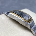 BV Factory Cartier Santos W2SA0030 39.8mm Yellow Gold Bezel Roman Numerals Grey Dial