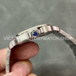 BV Factory Cartier Santos WSSA0009 39.8mm Full Steel Roman Numerals White Dial (7) BV Factory Cartier Santos WSSA0009 39.8mm Full Steel Roman Numerals White Dial