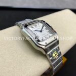 BV Factory Cartier Santos WSSA0029 35.1mm Full Steel Roman Numerals White Dial (9) BV Factory Cartier Santos WSSA0029 35.1mm Full Steel Roman Numerals White Dial