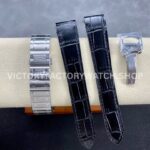 BV Factory Cartier Santos WSSA0061 35.1mm Full Steel Roman Numerals Green Dial (6) BV Factory Cartier Santos WSSA0061 35.1mm Full Steel Roman Numerals Green Dial