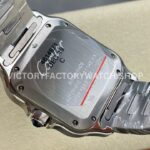 BV Factory Cartier Santos WSSA0063 35.1mm Full Steel Roman Numerals Blue Dial (4) BV Factory Cartier Santos WSSA0063 35.1mm Full Steel Roman Numerals Blue Dial