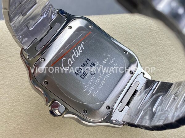 BV Factory Cartier Santos WSSA0064 39.8mm Full Steel Roman Numerals Brown Dial