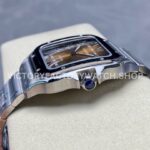BV Factory Cartier Santos WSSA0064 39.8mm Full Steel Roman Numerals Brown Dial