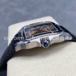 BV Factory Cartier Santos WSSA0064 39.8mm Steel Leather Strap Roman Numerals Brown Dial (8) BV Factory Cartier Santos WSSA0064 39.8mm Steel Leather Strap Roman Numerals Brown Dial