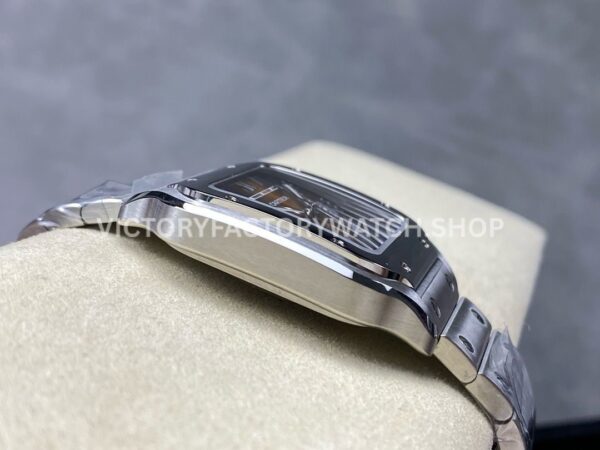 BV Factory Cartier Santos WSSA0065 35.1mm Full Steel Roman Numerals Brown Dial