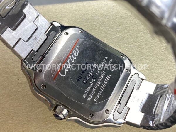 BV Factory Cartier Santos WSSA0065 35.1mm Full Steel Roman Numerals Brown Dial