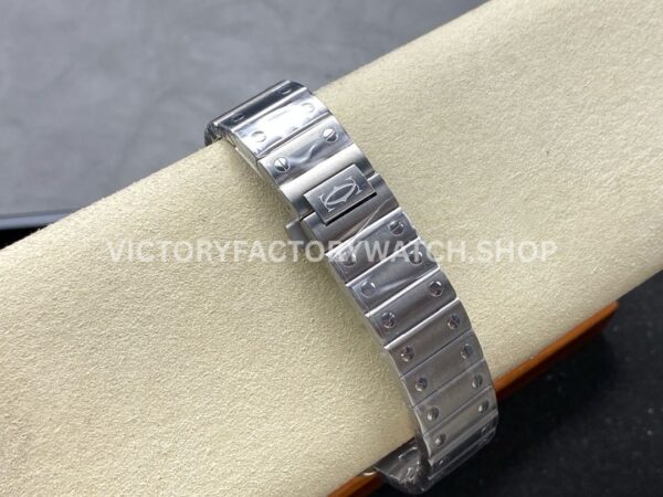 BV Factory Cartier Santos WSSA0065 35.1mm Full Steel Roman Numerals Brown Dial