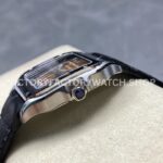 BV Factory Cartier Santos WSSA0065 35.1mm Steel Leather Strap Roman Numerals Brown Dial (1) BV Factory Cartier Santos WSSA0065 35.1mm Steel Leather Strap Roman Numerals Brown Dial