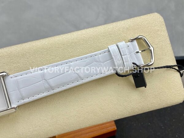 DR Factory Cartier Tank Louis Cartier Special Edition 22mm Steel White Leather Strap White Dial (3) DR Factory Cartier Tank Louis Cartier Special Edition 22mm Steel White Leather Strap White Dial