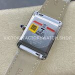 DR Factory Cartier Tank Louis Cartier Special Edition 22mm Steel White Leather Strap White Dial (4) DR Factory Cartier Tank Louis Cartier Special Edition 22mm Steel White Leather Strap White Dial