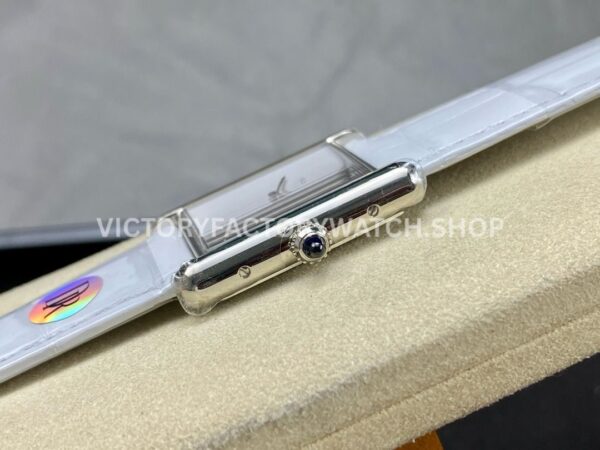 DR Factory Cartier Tank Louis Cartier Special Edition 22mm Steel White Leather Strap White Dial (6) DR Factory Cartier Tank Louis Cartier Special Edition 22mm Steel White Leather Strap White Dial