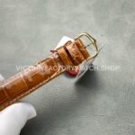 DR Factory Cartier Tank Louis W1529756 25.5mm Yellow Gold Brown Leather Strap Roman numerals Silver Dial (10) DR Factory Cartier Tank Louis W1529756 25.5mm Yellow Gold Brown Leather Strap Roman numerals Silver Dial
