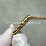 DR Factory Cartier Tank Louis W1529756 25.5mm Yellow Gold Brown Leather Strap Roman numerals Silver Dial (2) DR Factory Cartier Tank Louis W1529756 25.5mm Yellow Gold Brown Leather Strap Roman numerals Silver Dial