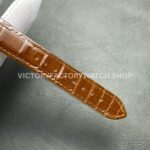 DR Factory Cartier Tank Louis W1529756 25.5mm Yellow Gold Brown Leather Strap Roman numerals Silver Dial (3) DR Factory Cartier Tank Louis W1529756 25.5mm Yellow Gold Brown Leather Strap Roman numerals Silver Dial