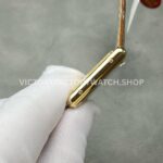 DR Factory Cartier Tank Louis W1529756 25.5mm Yellow Gold Brown Leather Strap Roman numerals Silver Dial (7) DR Factory Cartier Tank Louis W1529756 25.5mm Yellow Gold Brown Leather Strap Roman numerals Silver Dial