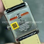 DR Factory Cartier Tank Louis WSTA0042 22mm Steel Black Leather Strap Roman numerals Silver Dial (1) DR Factory Cartier Tank Louis WSTA0042 22mm Steel Black Leather Strap Roman numerals Silver Dial