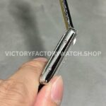 DR Factory Cartier Tank Louis WSTA0042 22mm Steel Black Leather Strap Roman numerals Silver Dial (3) DR Factory Cartier Tank Louis WSTA0042 22mm Steel Black Leather Strap Roman numerals Silver Dial