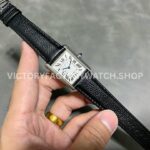 DR Factory Cartier Tank Louis WSTA0042 22mm Steel Black Leather Strap Roman numerals Silver Dial (7) DR Factory Cartier Tank Louis WSTA0042 22mm Steel Black Leather Strap Roman numerals Silver Dial