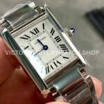 DR Factory Cartier Tank Louis WSTA0051 22mm Full Steel Roman numerals Silver Dial (5) DR Factory Cartier Tank Louis WSTA0051 22mm Full Steel Roman numerals Silver Dial