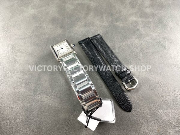 DR Factory Cartier Tank Louis WSTA0051 22mm Full Steel Roman numerals Silver Dial (8) DR Factory Cartier Tank Louis WSTA0051 22mm Full Steel Roman numerals Silver Dial