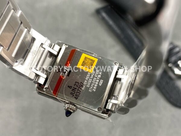 DR Factory Cartier Tank Louis WSTA0051 22mm Full Steel Roman numerals Silver Dial (9) DR Factory Cartier Tank Louis WSTA0051 22mm Full Steel Roman numerals Silver Dial