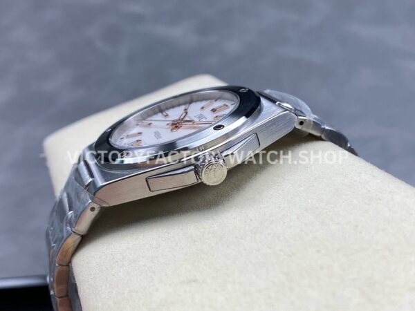 GH Factory IWC Ingenieur Automatic IW323906 40mm Full Steel Rose Gold White Dial (2) GH Factory IWC Ingenieur Automatic IW323906 40mm Full Steel Rose Gold White Dial