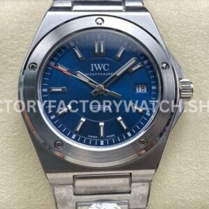 GH Factory IWC Ingenieur Automatic IW323909 40mm Full Steel Blue Dial (7) GH Factory IWC Ingenieur Automatic IW323909 40mm blue dial replica watch