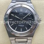 GH Factory IWC Ingenieur Automatic IW328901 40mm Full Steel Small Grid Black Dial (1) GH Factory IWC Ingenieur Automatic IW328901 40mm black dial replica watch