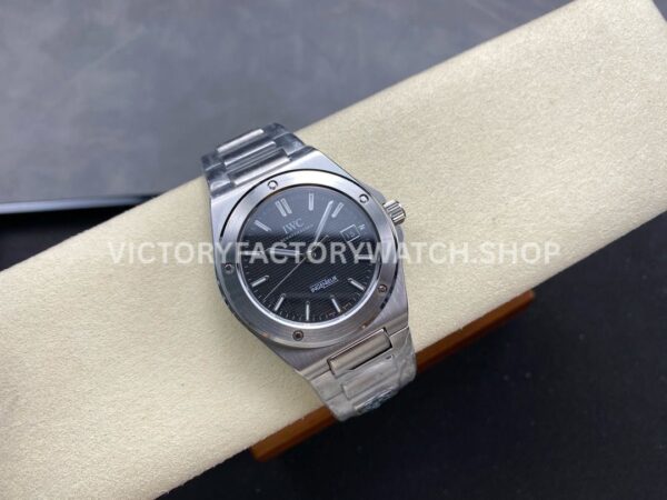 GH Factory IWC Ingenieur Automatic IW328901 40mm Full Steel Small Grid Black Dial (3) GH Factory IWC Ingenieur Automatic IW328901 40mm Full Steel Small Grid Black Dial