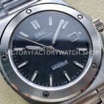 GH Factory IWC Ingenieur Automatic IW328901 40mm Full Steel Small Grid Black Dial (4) GH Factory IWC Ingenieur Automatic IW328901 40mm Full Steel Small Grid Black Dial