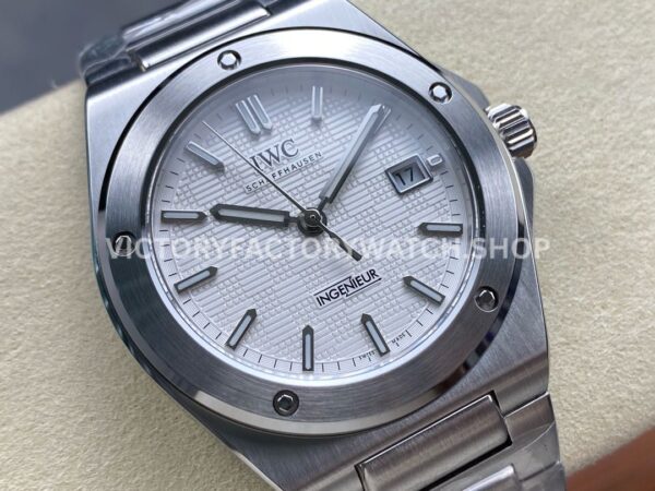 GH Factory IWC Ingenieur Automatic IW328902 40mm Full Steel Small Grid White Dial (1) GH Factory IWC Ingenieur Automatic IW328902 40mm Full Steel Small Grid White Dial