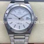 GH Factory IWC Ingenieur Automatic IW328902 40mm Full Steel Small Grid White Dial (2) GH Factory IWC Ingenieur Automatic IW328902 40mm white dial replica watch