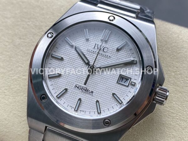 GH Factory IWC Ingenieur Automatic IW328902 40mm Full Steel Small Grid White Dial (4) GH Factory IWC Ingenieur Automatic IW328902 40mm Full Steel Small Grid White Dial