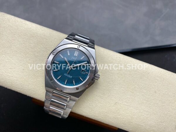 GH Factory IWC Ingenieur Automatic IW328903 40mm Full Steel Small Grid Blue Dial (9) GH Factory IWC Ingenieur Automatic IW328903 40mm Full Steel Small Grid Blue Dial