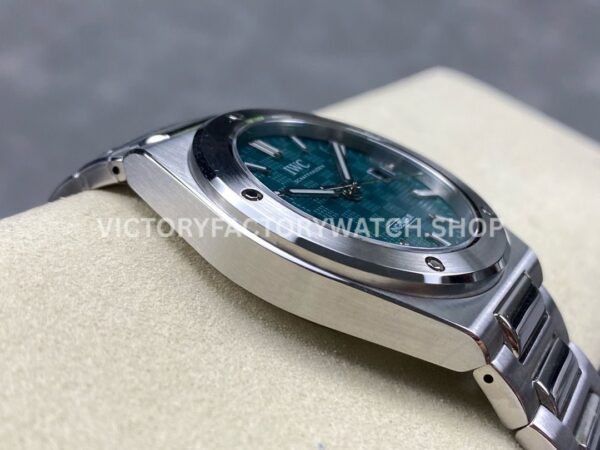 GH Factory IWC Ingenieur Automatic IW328903 40mm Full Steel Small Grid Green-Blue Dial (2) GH Factory IWC Ingenieur Automatic IW328903 40mm Full Steel Small Grid Green-Blue Dial