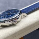 GR Factory IWC Portofino Complete Calendar 41mm Steel Leather Strap Blue Dial (1) GR Factory IWC Portofino Complete Calendar 41mm Steel Leather Strap Blue Dial