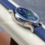 GR Factory IWC Portofino Complete Calendar 41mm Steel Leather Strap Blue Dial (7) GR Factory IWC Portofino Complete Calendar 41mm Steel Leather Strap Blue Dial