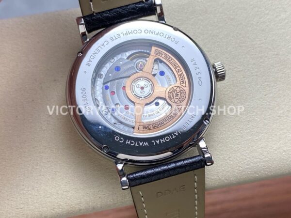 GR Factory IWC Portofino Complete Calendar IW359001 41mm Steel Leather Strap White Dial (7) GR Factory IWC Portofino Complete Calendar IW359001 41mm Steel Leather Strap White Dial