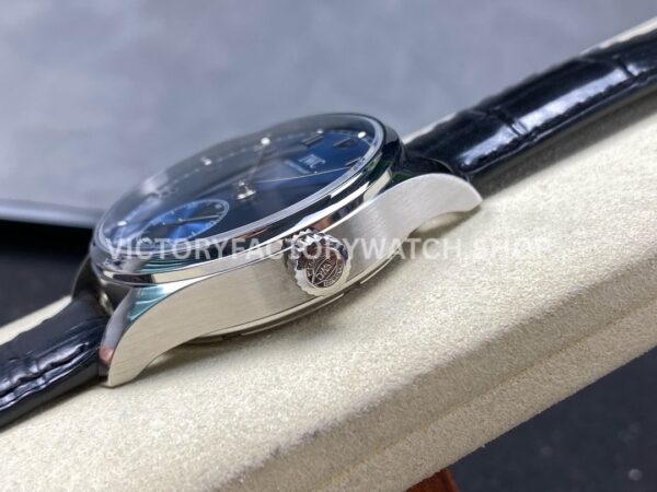 GR Factory IWC Portuguese IW358305 40mm Steel Leather Strap Arabic Numerals Blue Dial (5) GR Factory IWC Portuguese IW358305 40mm Steel Leather Strap Arabic Numerals Blue Dial