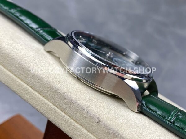 GR Factory IWC Portuguese IW358310 40mm Steel Leather Strap Arabic Numerals Green Dial (9) GR Factory IWC Portuguese IW358310 40mm Steel Leather Strap Arabic Numerals Green Dial